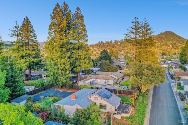 drone / aerial view featuring a residential view