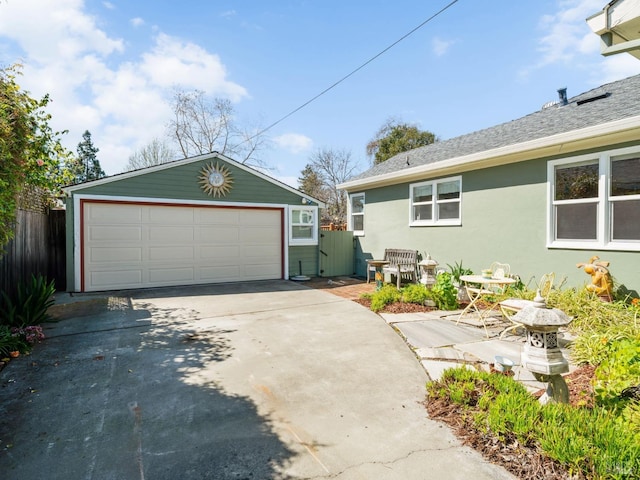 exterior space featuring fence
