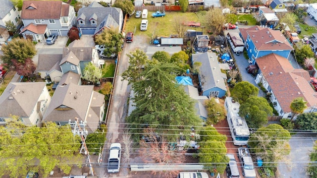 drone / aerial view featuring a residential view