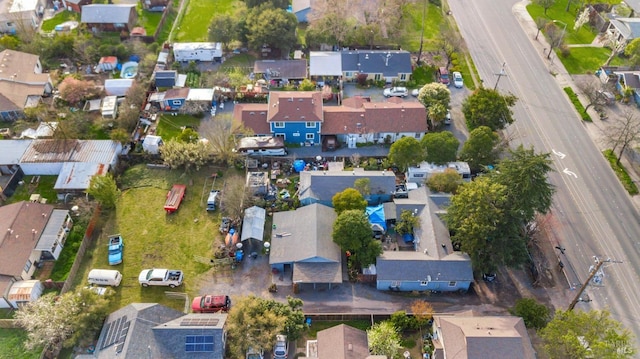 birds eye view of property featuring a residential view