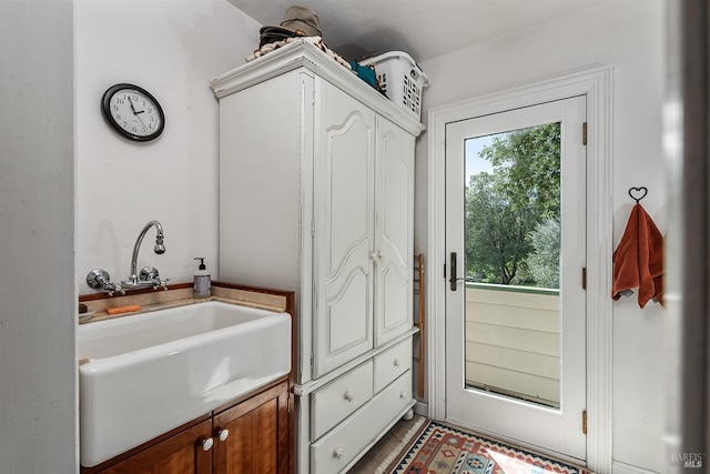 bathroom featuring vanity and a wealth of natural light