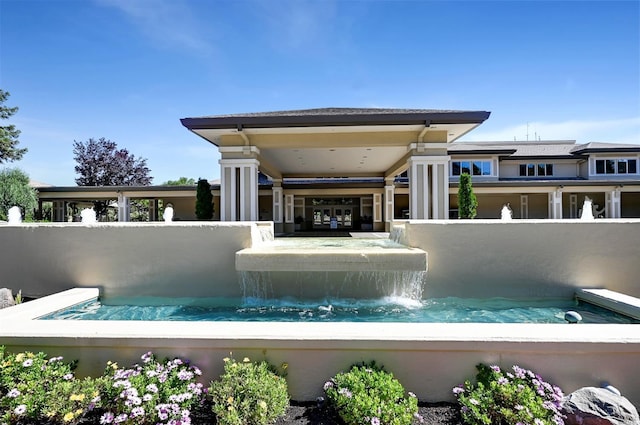 view of back of property