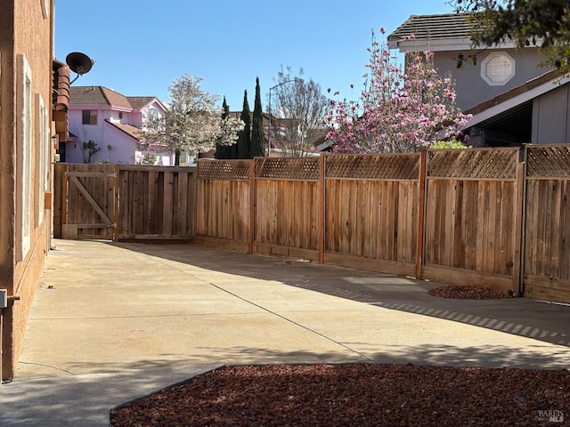 view of patio / terrace with fence