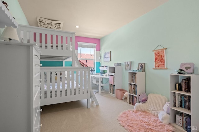 bedroom featuring carpet floors