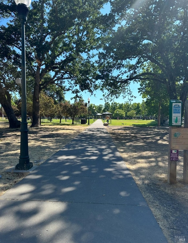 view of street featuring street lighting