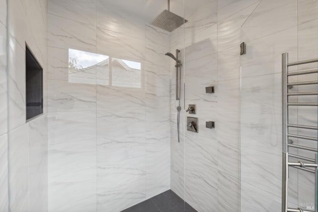 35 Bernard St, Mill Valley, CA 94941 - bathroom with a stall shower and radiator