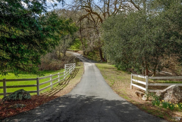 view of road