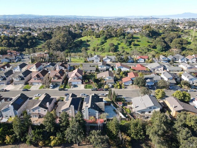 drone / aerial view featuring a residential view