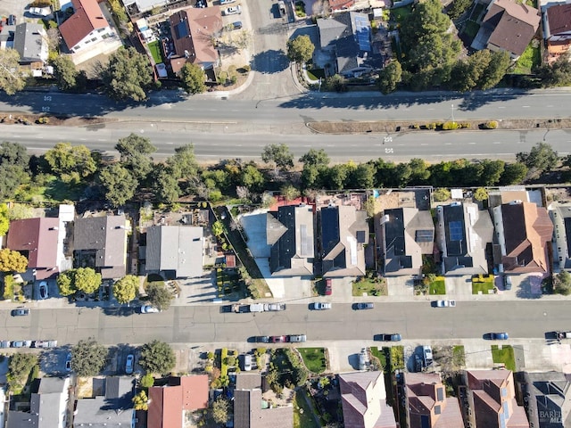 bird's eye view featuring a residential view