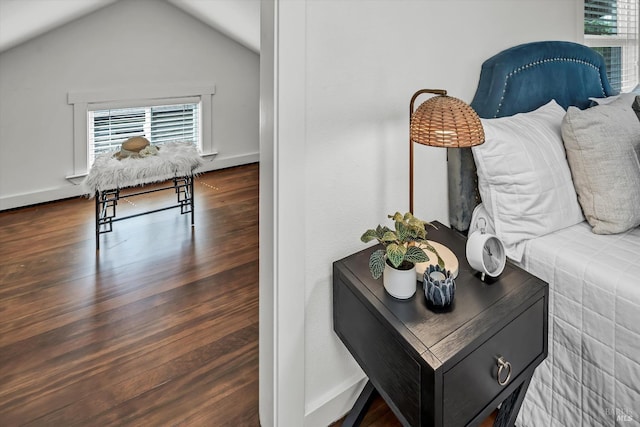 interior details with baseboards and wood finished floors