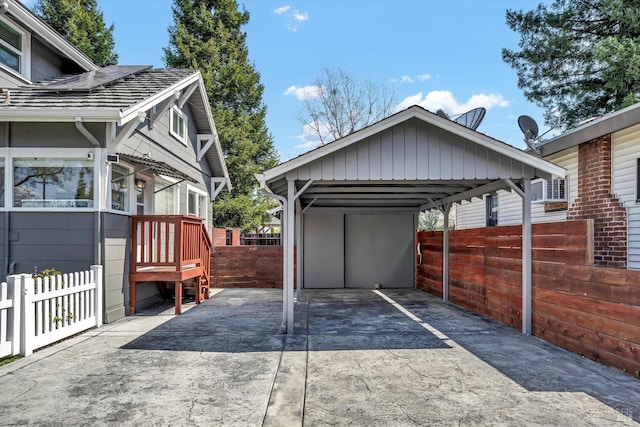 1950 Spencer St, Napa, CA 94559 - view of car parking featuring a carport and concrete driveway