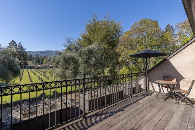 1149 Hudson Ave, Saint Helena, CA 94574 - deck with a mountain view