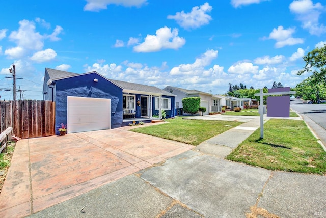 624 Annette Ave, Vallejo, CA 94591 - ranch-style home with a garage, concrete driveway, and stucco siding