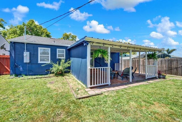624 Annette Ave, Vallejo, CA 94591 - back of house with a patio