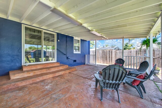 624 Annette Ave, Vallejo, CA 94591 - view of patio / terrace with entry steps and fence