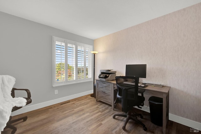 280 Park St, Concord, CA 94520 - home office featuring baseboards and wood finished floors