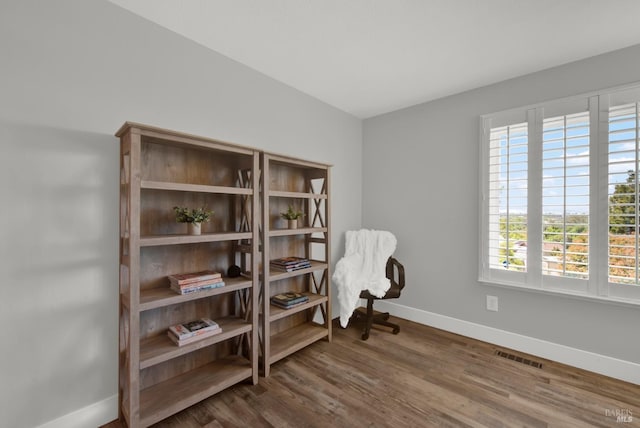 280 Park St, Concord, CA 94520 - sitting room featuring baseboards and wood finished floors