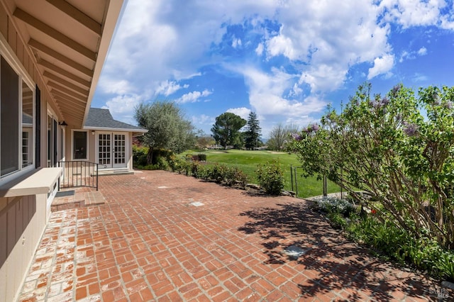 view of patio / terrace with fence