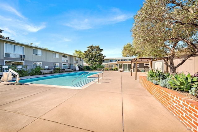 1008 Los Gamos Rd Unit F, San Rafael, CA 94903 - community pool featuring a patio area and a residential view