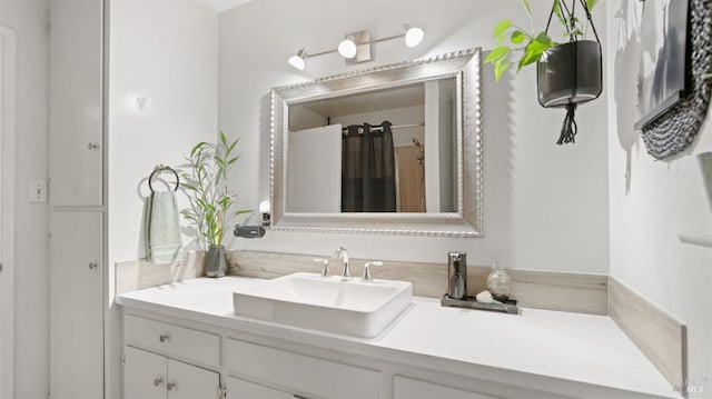 317 Olema Rd, Fairfax, CA 94930 - bathroom with vanity and curtained shower