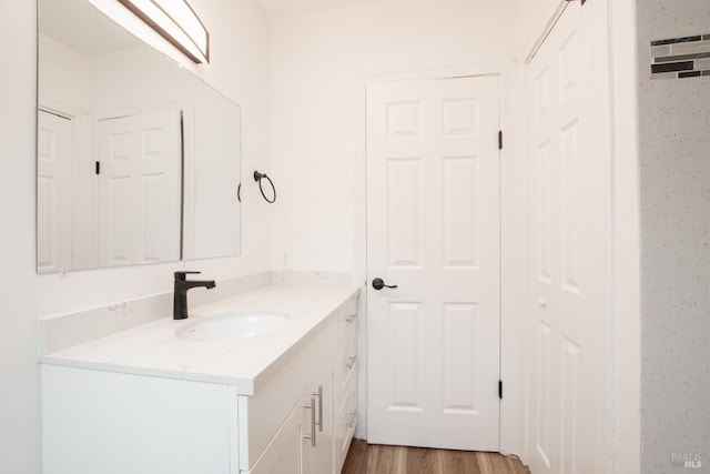 308 Central Ave, Vallejo, CA 94590 - bathroom featuring wood finished floors and vanity