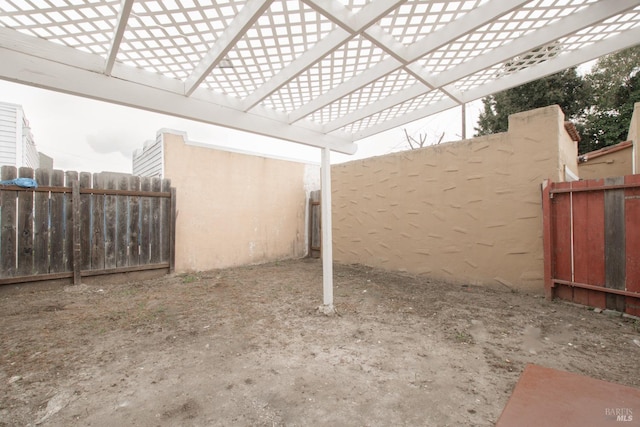 308 Central Ave, Vallejo, CA 94590 - view of patio with a pergola and fence