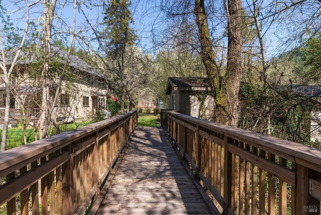 11900 Hwy 116, Guerneville, CA 95446 - view of home's community with a storage shed and an outdoor structure