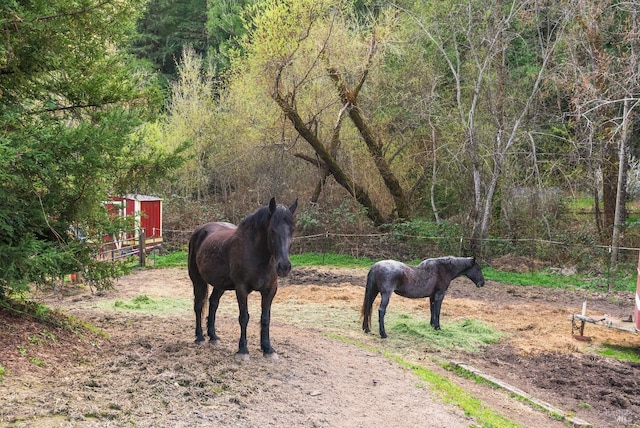 11900 Hwy 116, Guerneville, CA 95446 - view of community with fence and an outbuilding