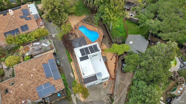 drone / aerial view
