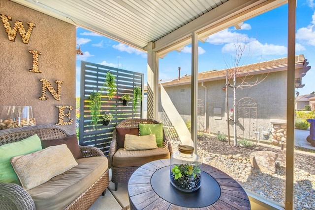 exterior space with a patio