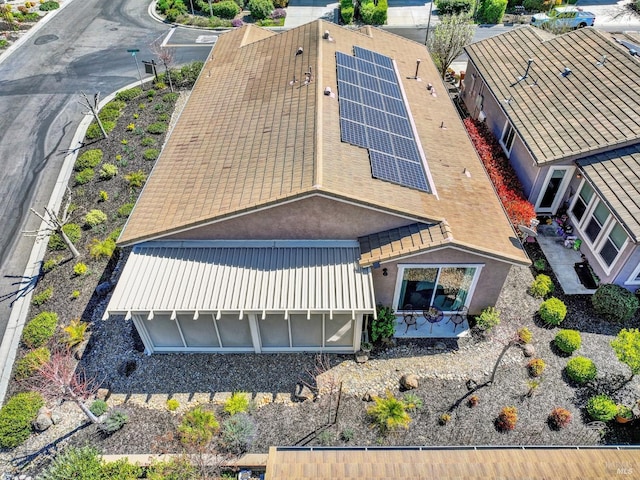 drone / aerial view