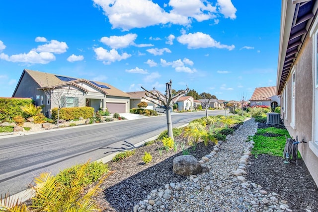 view of street with a residential view