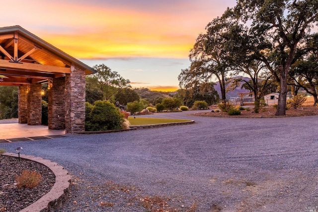 surrounding community featuring driveway