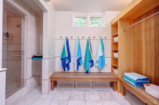 view of mudroom