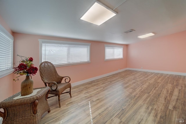 900 5th St, Fairfield, CA 94533 - living area with light wood-type flooring, baseboards, and visible vents