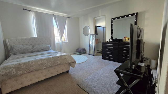 bedroom featuring carpet floors
