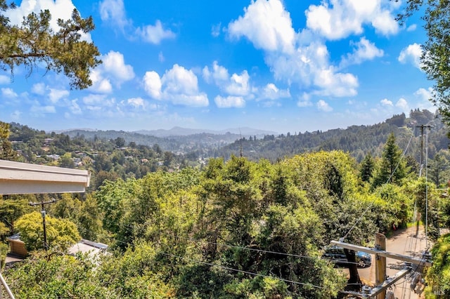 421 Rose Ave, Mill Valley, CA 94941 - view of mountain background with a forest