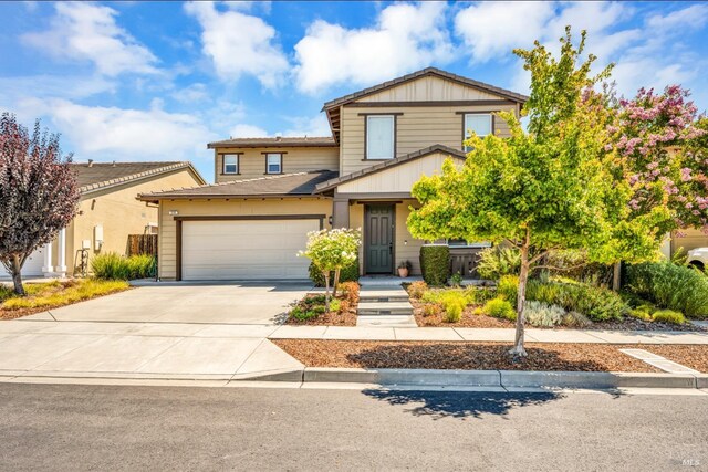 218 Saffron Ct, Napa, CA 94559 - traditional home featuring an attached garage and concrete driveway