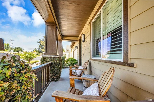 218 Saffron Ct, Napa, CA 94559 - balcony with covered porch