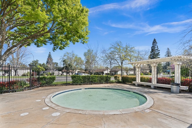 2209 Baywater Ln, Rancho Cordova, CA 95670 - view of swimming pool featuring a pergola
