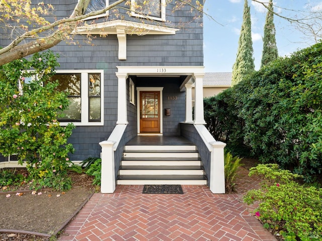 view of entrance to property
