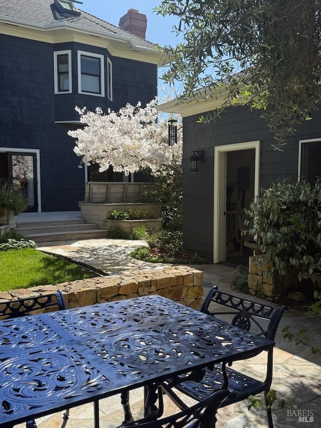 view of patio / terrace featuring outdoor dining area