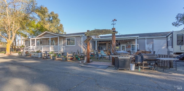 view of manufactured / mobile home