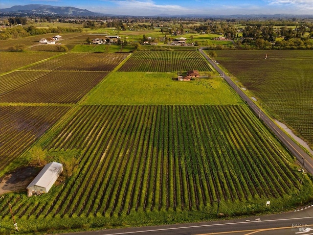 2062 Woolsey Rd, Fulton, CA 95439 - drone / aerial view featuring a rural view and a mountain view
