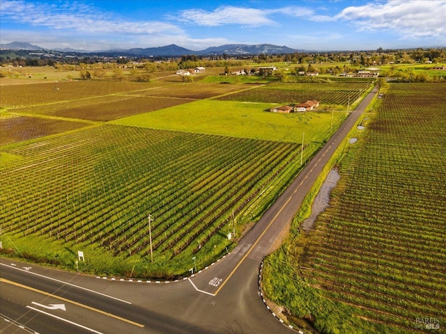 2062 Woolsey Rd, Fulton, CA 95439 - aerial view featuring a rural view and a mountain view