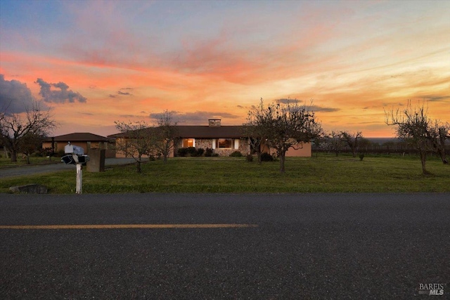 2062 Woolsey Rd, Fulton, CA 95439 - view of front facade with a lawn