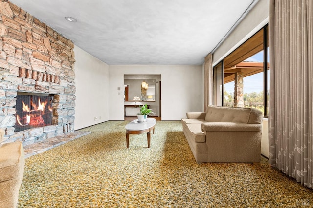 2062 Woolsey Rd, Fulton, CA 95439 - living area featuring a fireplace