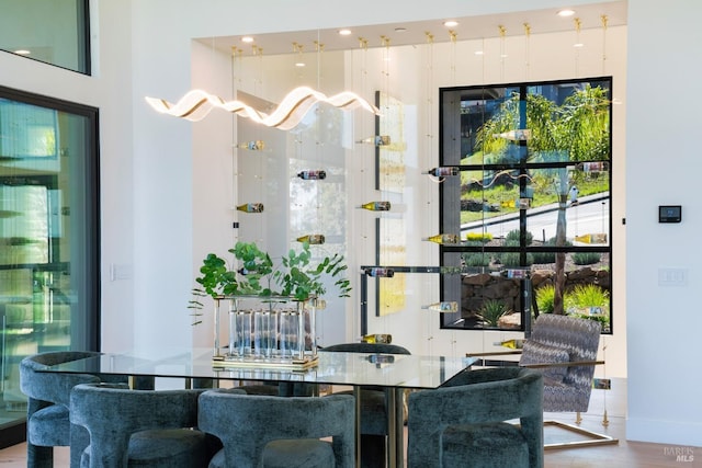 view of dining area