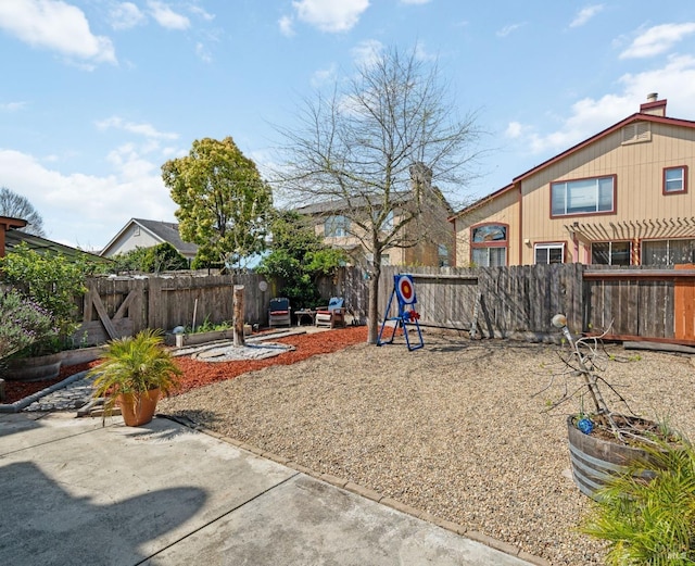 2085 Banjo Dr, Santa Rosa, CA 95407 - view of yard featuring a patio and a fenced backyard