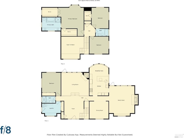 2227 Laguna Vista Dr, Novato, CA 94945 - view of floor plan / room layout